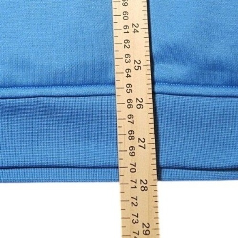 Adidas Pullover Mens Medium Blue Climalite 1/4 Zip Golf Sweatshirt Long Sleeve - Picture 7 of 10